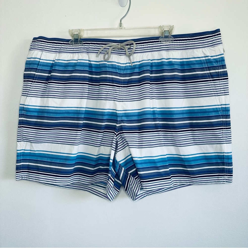 JCrew 6" Stretch Swim Trunk - Stripes